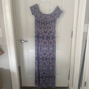 2/$10 Express smocked maxi dress size S
